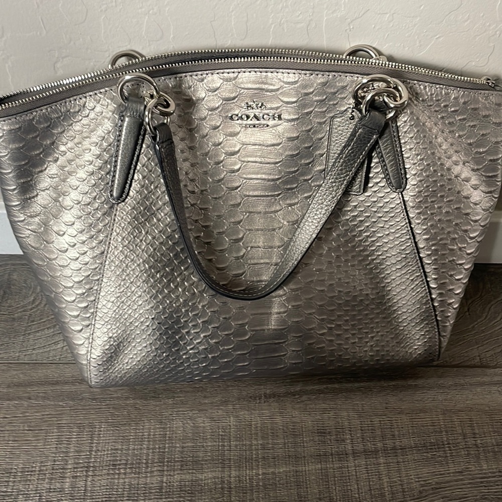 Silver Coach purse